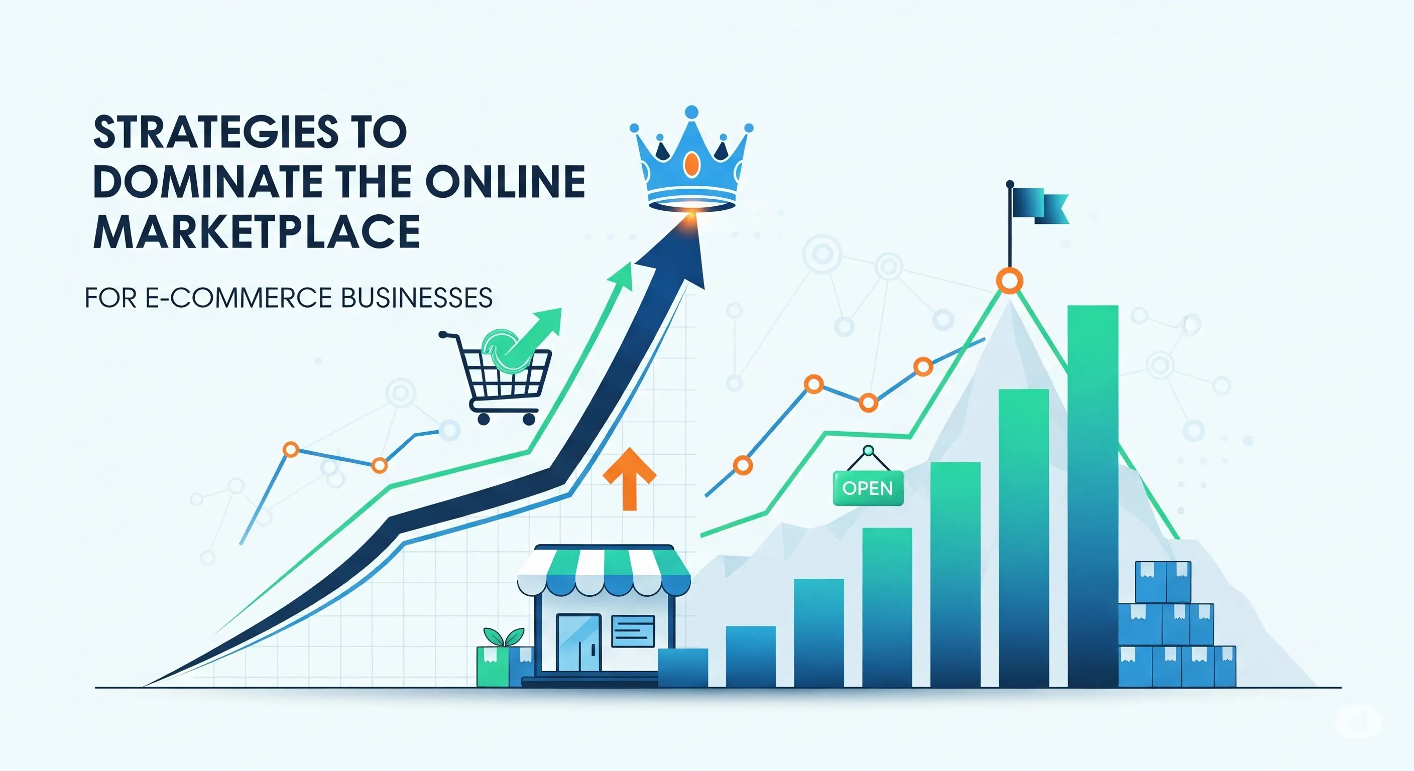 Illustration of online shopping cart and search bar with Indian elements